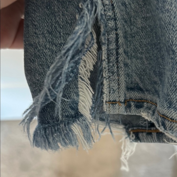 Agolde Faded Blue Ankle Jeans - Picture 6 of 10